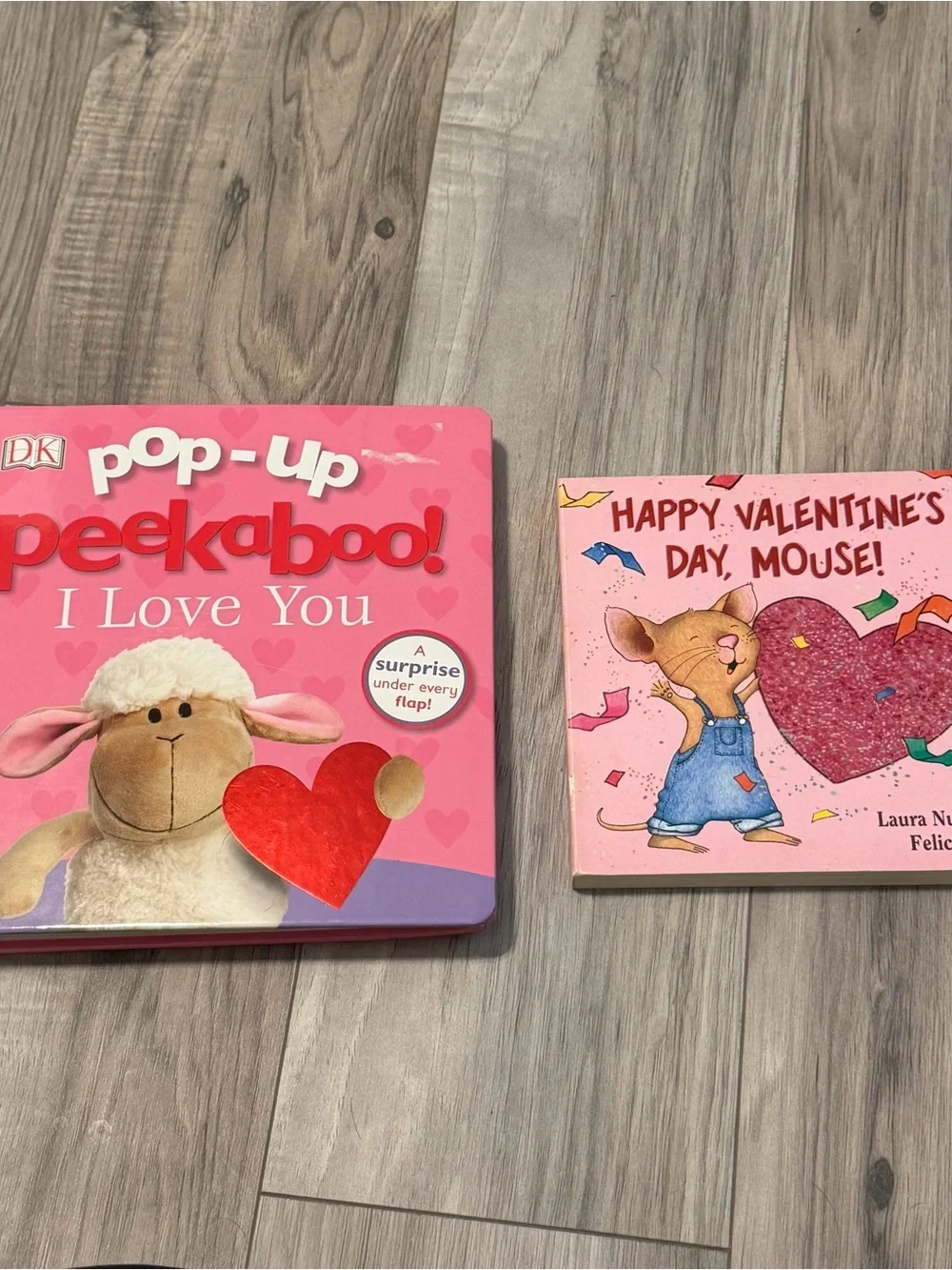 “Pop-Up Peekaboo! I Love You” & “Happy Valentine’s Day, Mouse” Children’s books